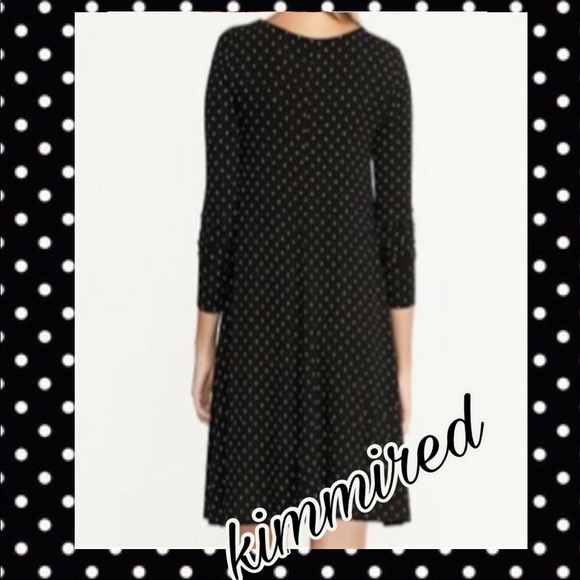 🆕Old Navy Black Polka Dot Swing Dress ~XXL Tall - Picture 3 of 3